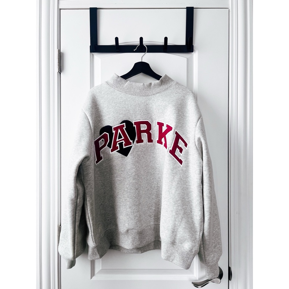 Sold - PARKE Valentine’s Day Jean Heart Mockneck L/XL
